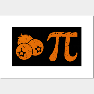 Pi Day Shirt - Blueberry Pi Algebra Math Symbol π Posters and Art